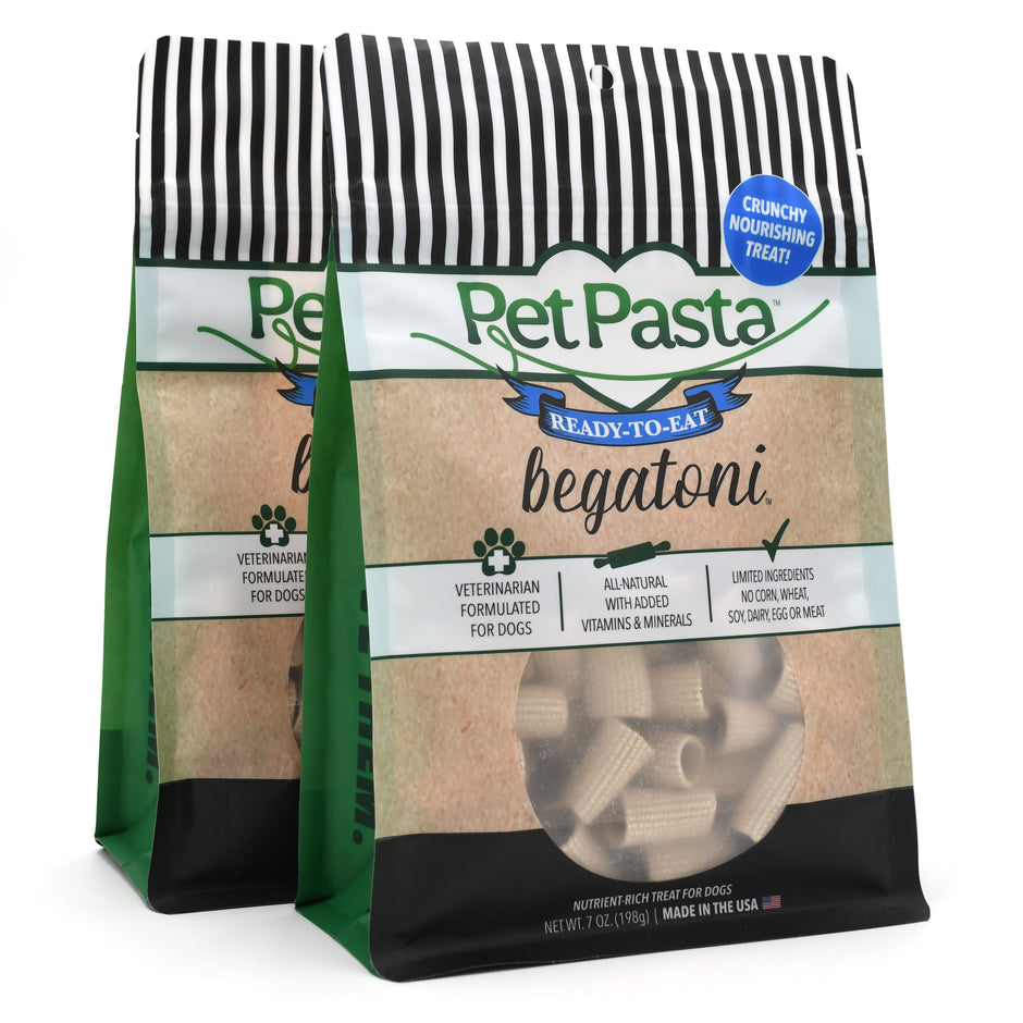 Pet Pasta is a delicious AND nutritious dog treat, topper or balancer!